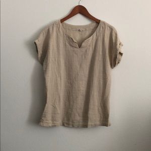 Linen Shortsleeve Shirt...